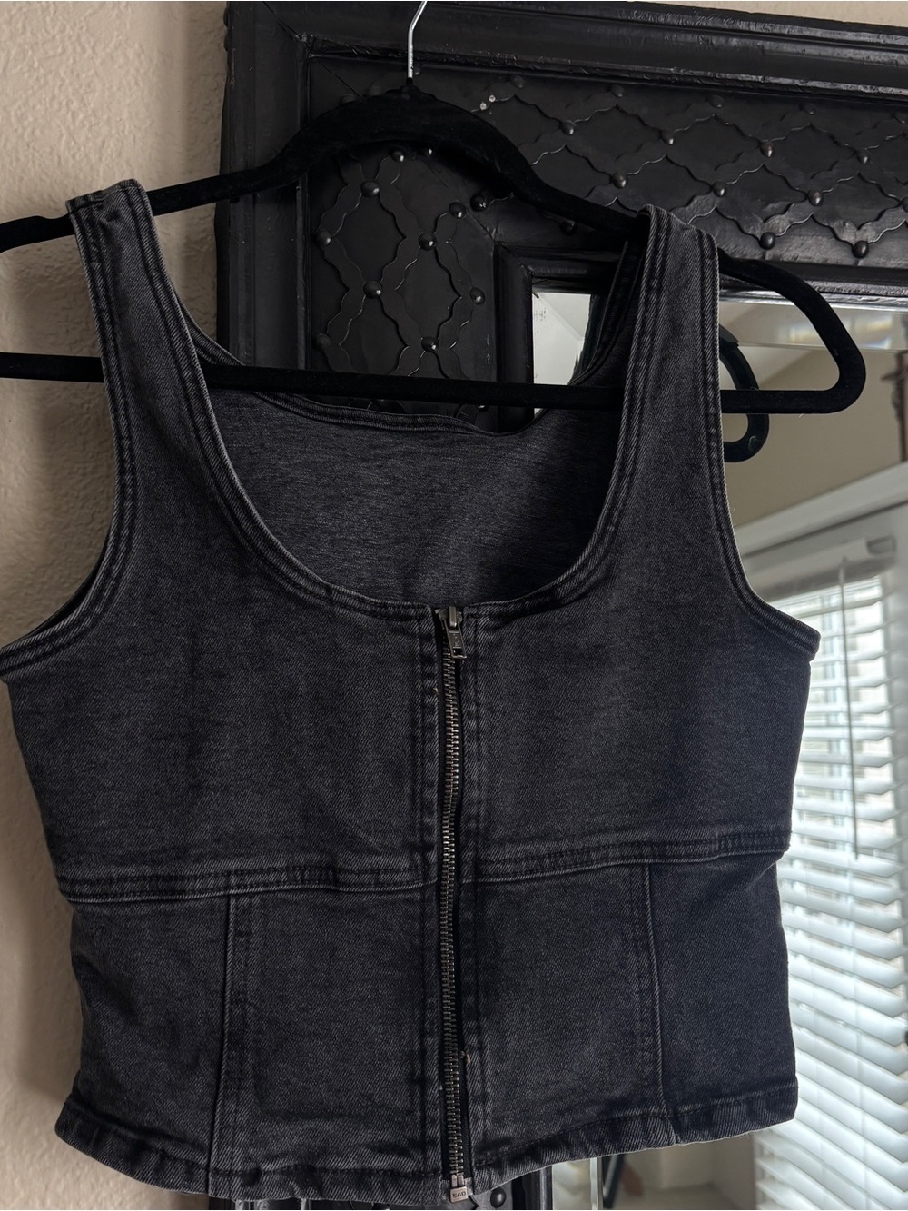 Dark Grey Cotton On Denim Vest 🖤🩶 - Picture 3 of 5